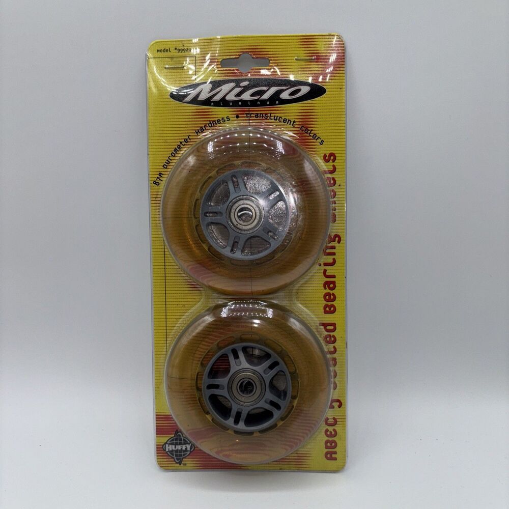 HUFFY 99921 Micro Aluminum ABEC 5 Sealed Bearing Scooter Replacement Wheels  NIP